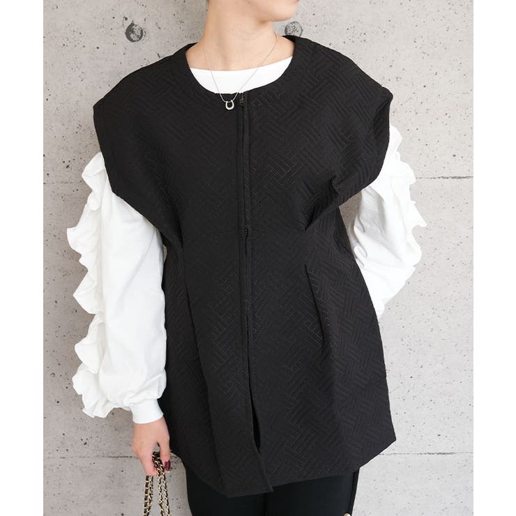 ウエストタックキルトベスト | aquagarage | 詳細画像3 