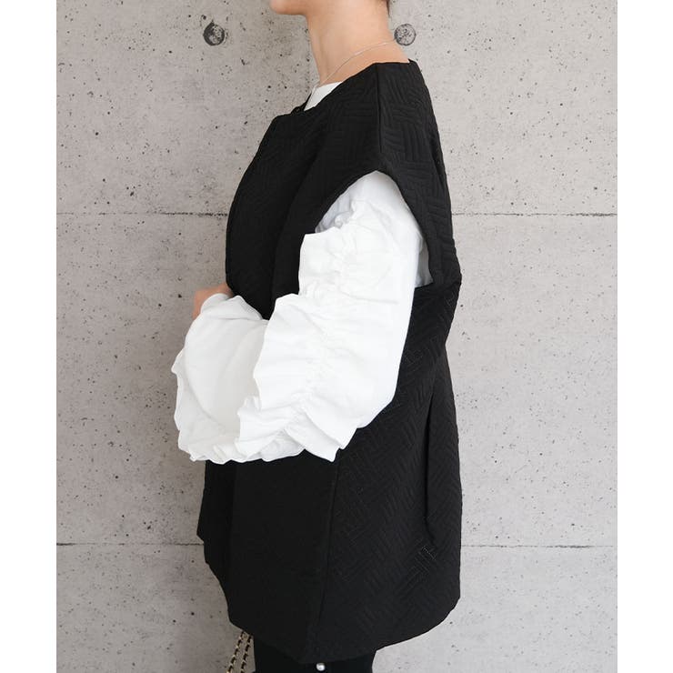 ウエストタックキルトベスト | aquagarage | 詳細画像4 