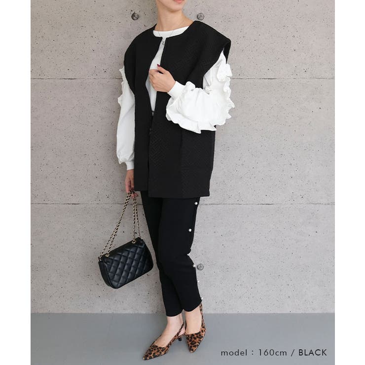 ウエストタックキルトベスト | aquagarage | 詳細画像9 