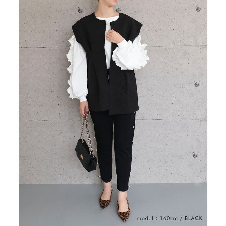 ウエストタックキルトベスト | aquagarage | 詳細画像10 