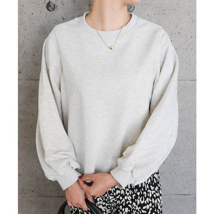 袖ステッチスウェットトップス | aquagarage | 詳細画像3 