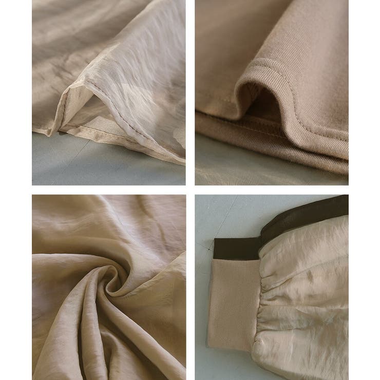 オーガンジーシアー長袖トップス レディース 春  秋 M | aquagarage | 詳細画像15 