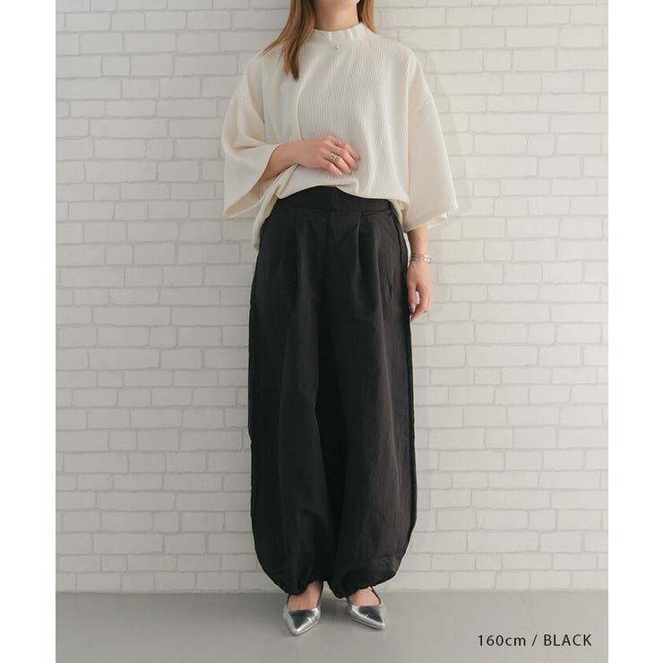 タックバルーンパンツ レディース 春 夏 秋 M | aquagarage | 詳細画像10 