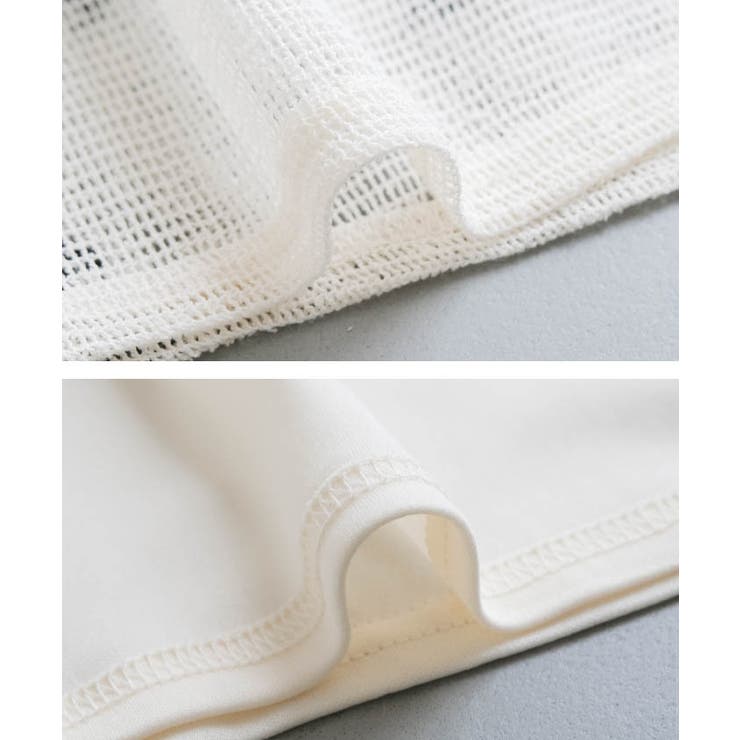 花柄刺繍メッシュノースリーブトップス 春 夏 秋 M | aquagarage | 詳細画像14 