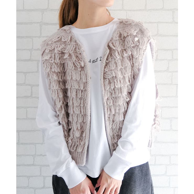 ループヤーンベスト 春  秋 冬  レディース | aquagarage | 詳細画像4 