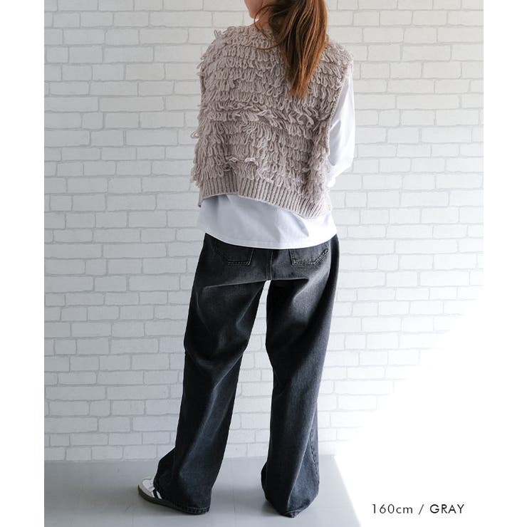 ループヤーンベスト 春  秋 冬  レディース | aquagarage | 詳細画像6 