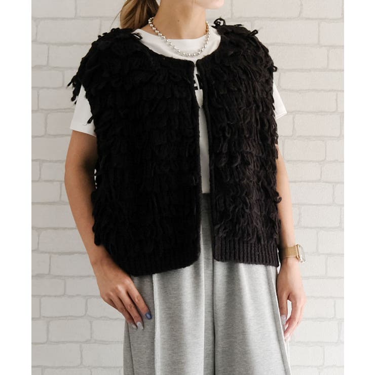 ループヤーンベスト 春  秋 冬  レディース | aquagarage | 詳細画像8 