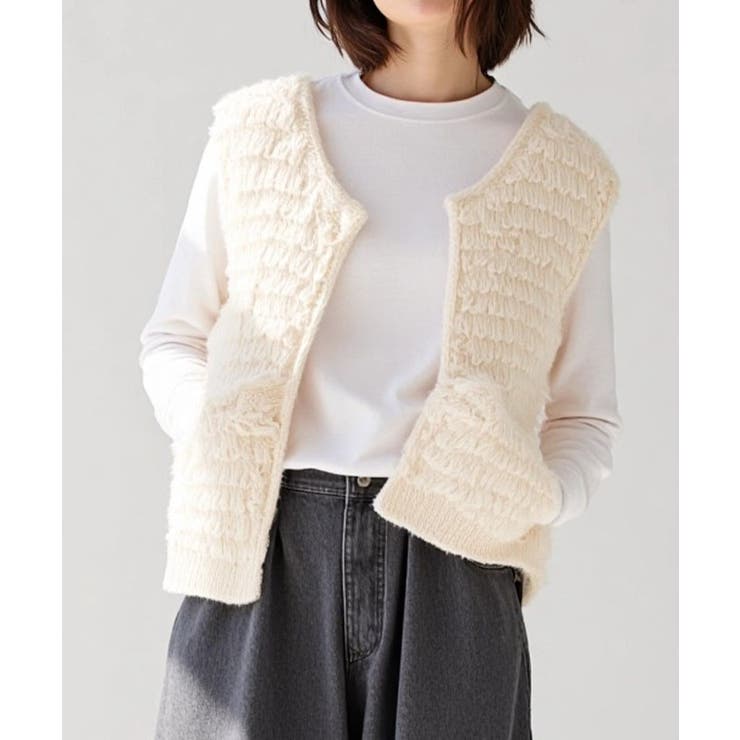 ループヤーンベスト 春  秋 冬  レディース | aquagarage | 詳細画像20 