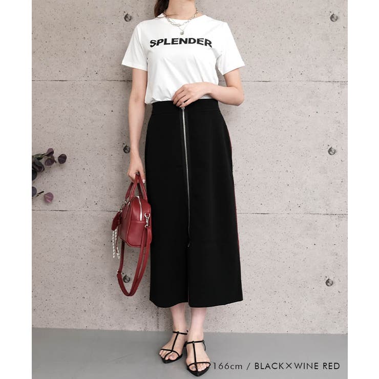 フロントジップナロースカート  レディース 春 夏 秋 冬  M | aquagarage | 詳細画像15 