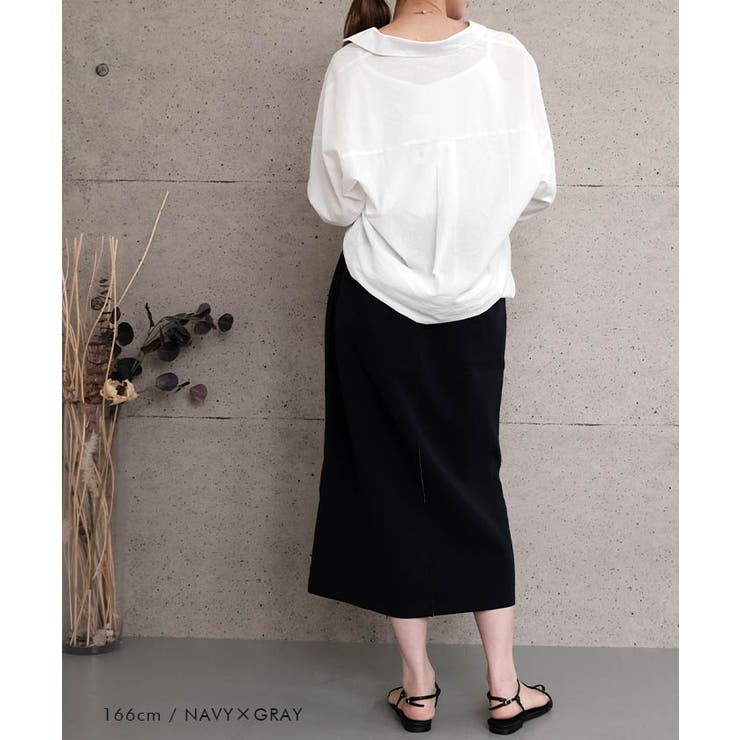 フロントジップナロースカート  レディース 春 夏 秋 冬  M | aquagarage | 詳細画像18 