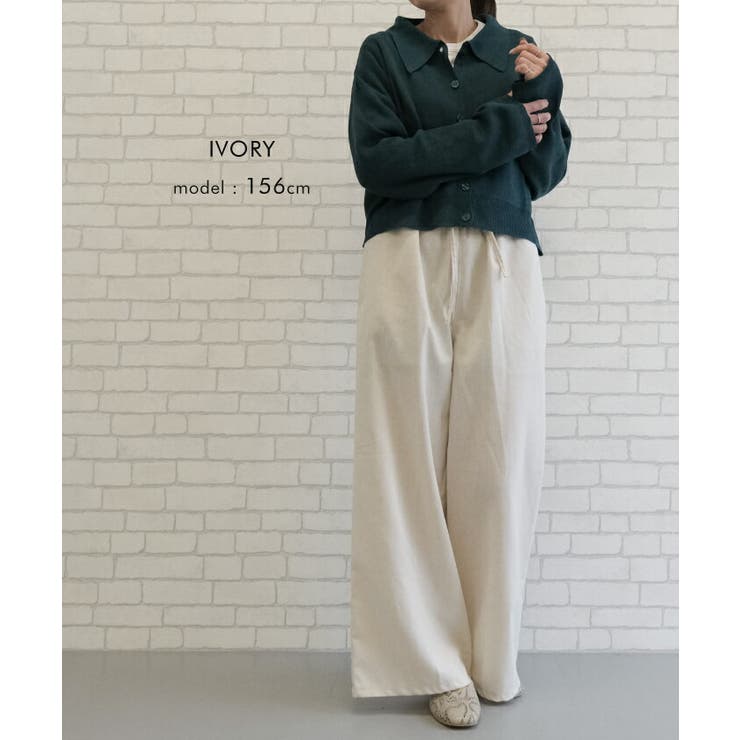 ヘビロテ間違いなしの優秀パンツ！軽やかなリネンタッチワイドパンツ | aquagarage | 詳細画像16 