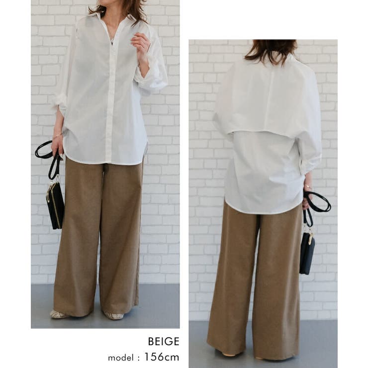 ヘビロテ間違いなしの優秀パンツ！軽やかなリネンタッチワイドパンツ | aquagarage | 詳細画像18 