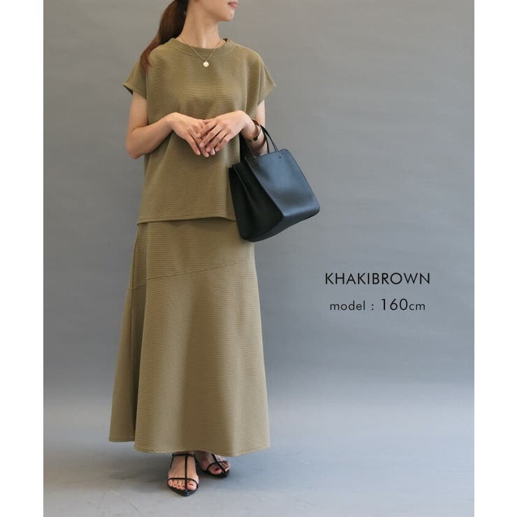 絶妙なフレアシルエットが美しい！斜め切り替えAラインスカート | aquagarage | 詳細画像17 