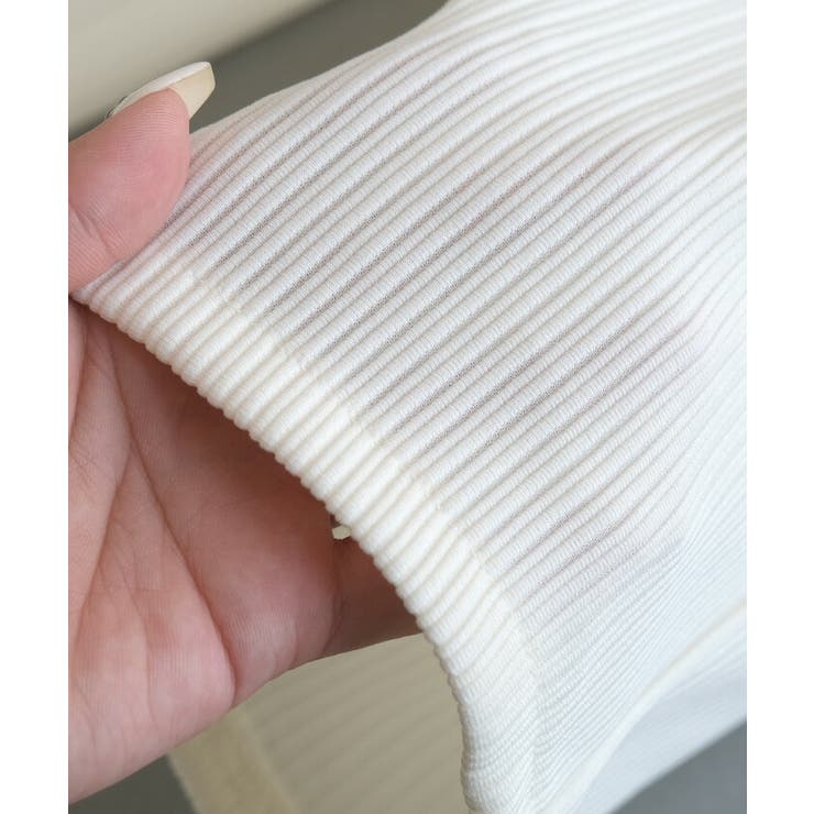 カジュアルコーデを格上げ！ウエストゴムリブストレートパンツ | aquagarage | 詳細画像7 