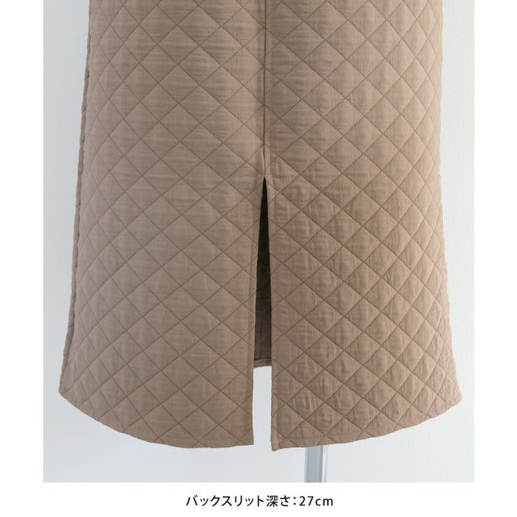 ナイロンキルトタイトスカート 春 秋 冬 M | aquagarage | 詳細画像8 