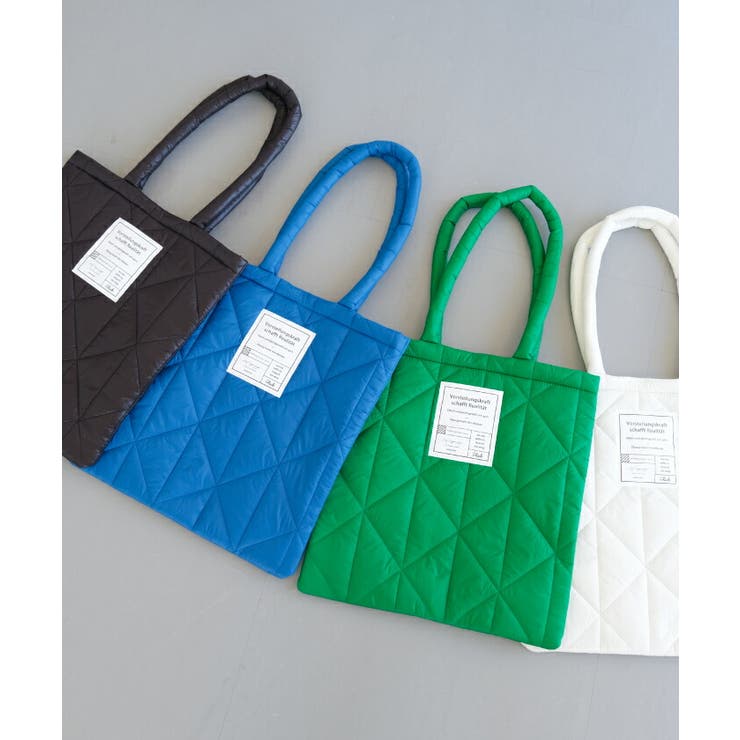 パデットキルトトートバッグ | aquagarage | 詳細画像11 