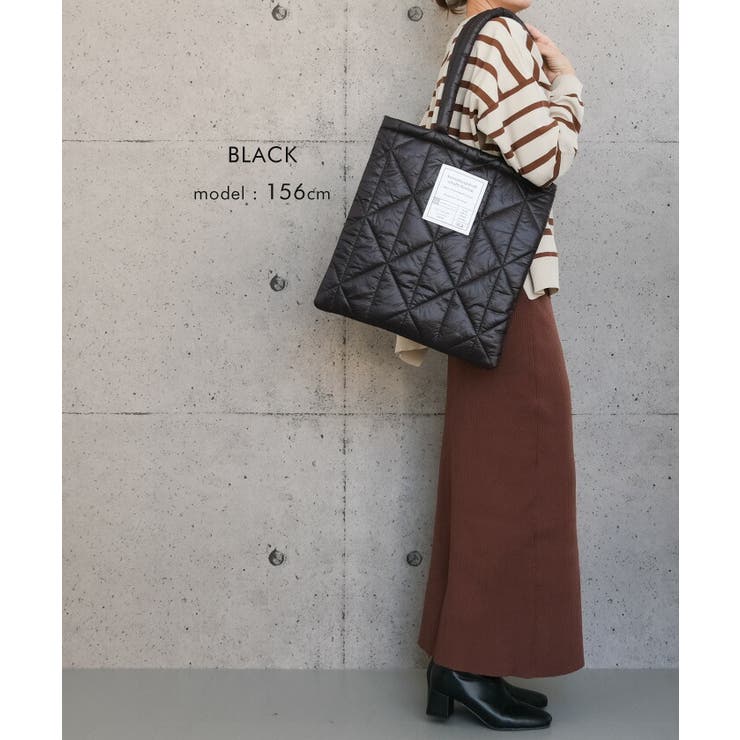 パデットキルトトートバッグ | aquagarage | 詳細画像13 