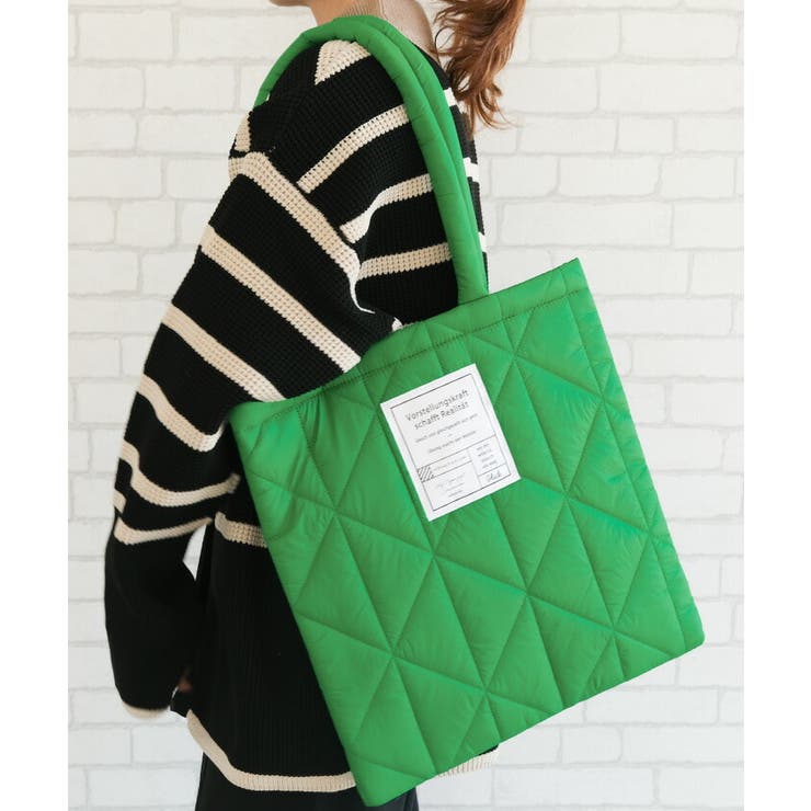 パデットキルトトートバッグ | aquagarage | 詳細画像14 