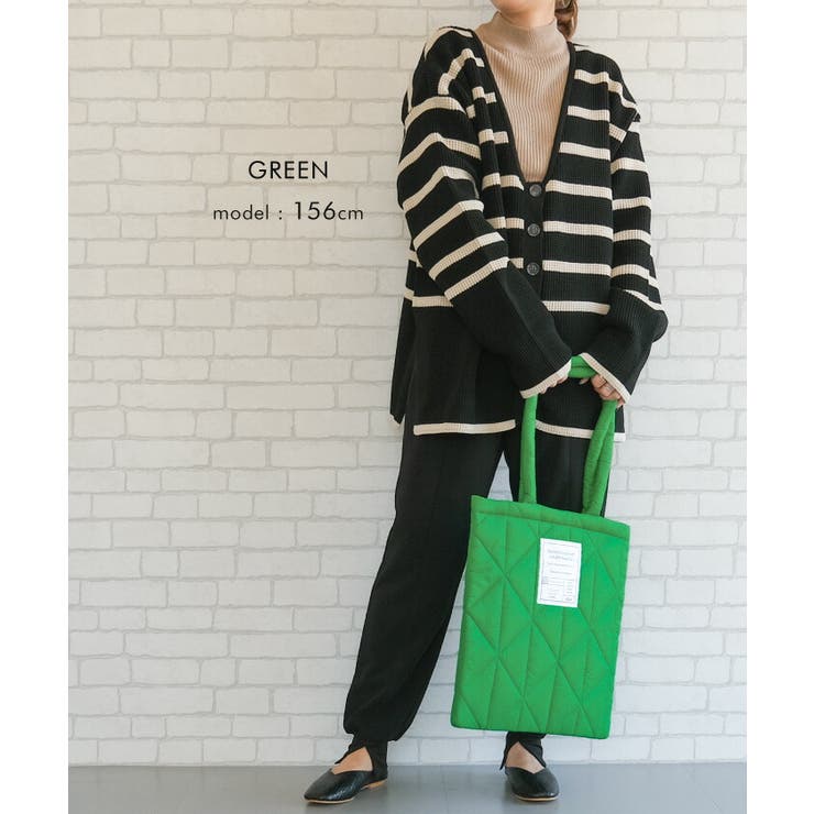 パデットキルトトートバッグ | aquagarage | 詳細画像15 