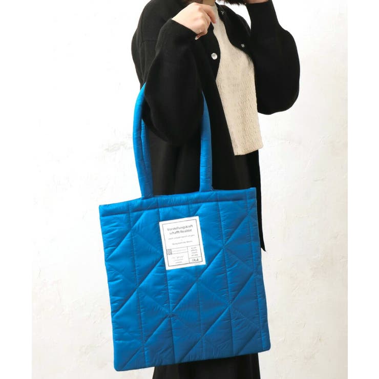 パデットキルトトートバッグ | aquagarage | 詳細画像17 