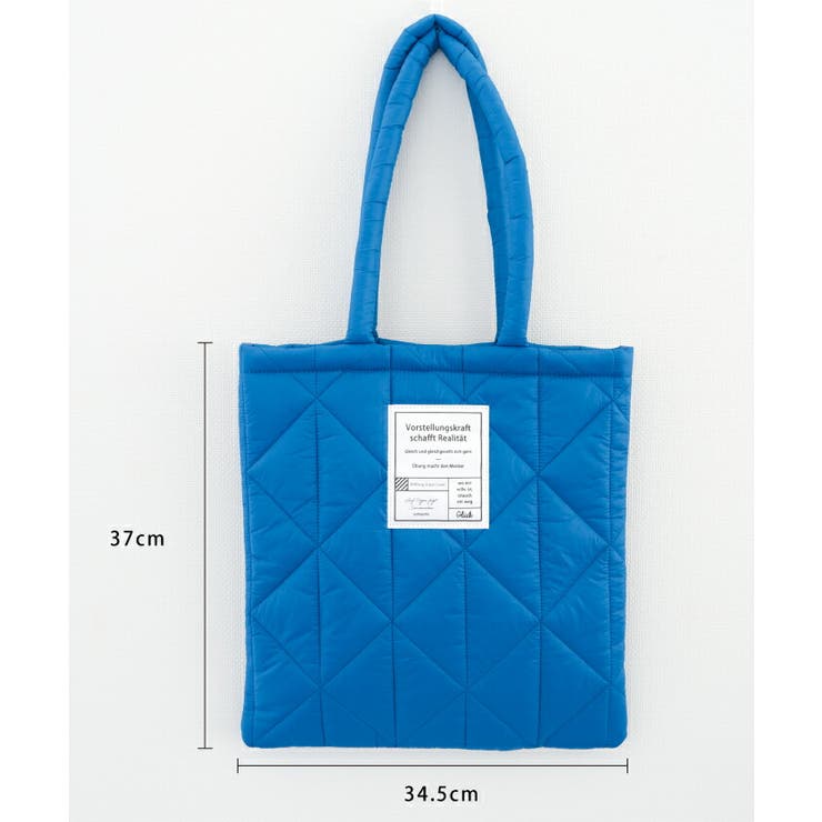 パデットキルトトートバッグ | aquagarage | 詳細画像4 