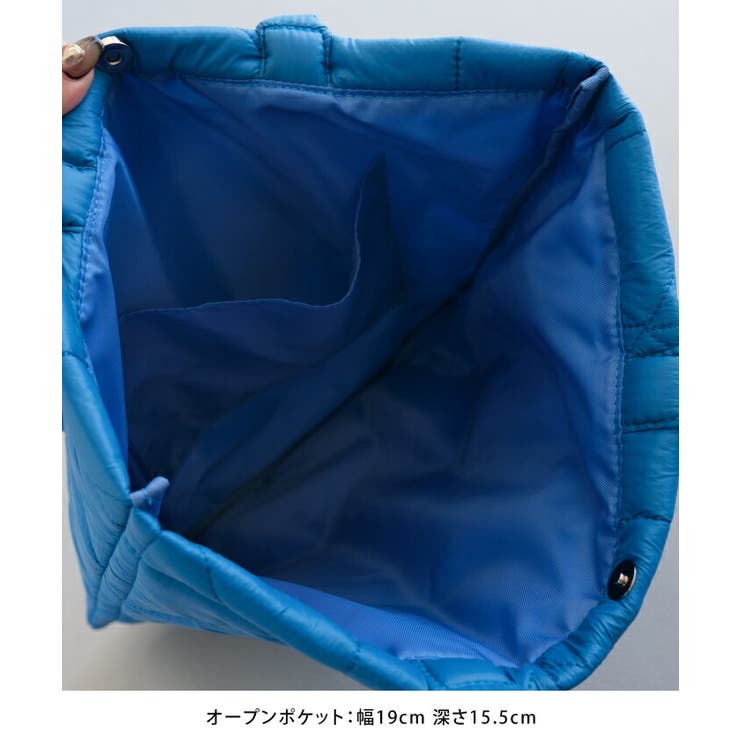 パデットキルトトートバッグ | aquagarage | 詳細画像9 