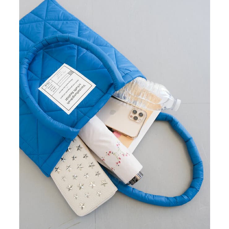 パデットキルトトートバッグ | aquagarage | 詳細画像10 