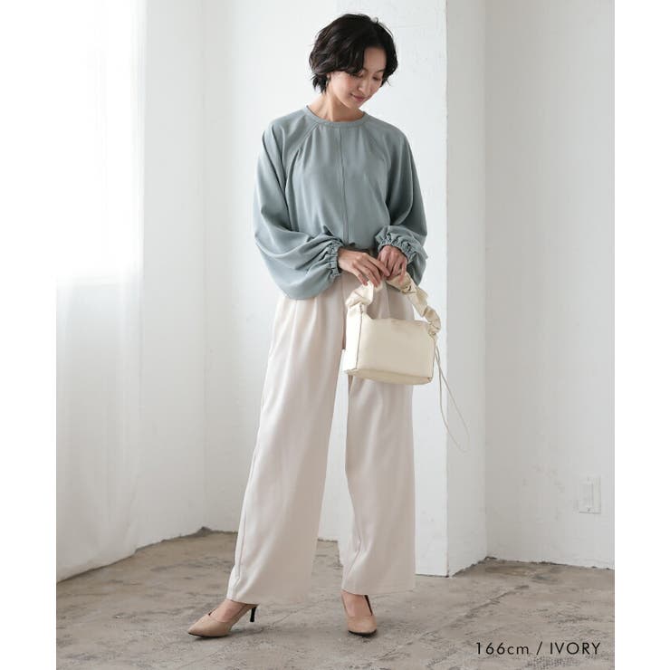 普段使いにぴったりなギャザーハンドルスクエアバッグ | aquagarage | 詳細画像14 