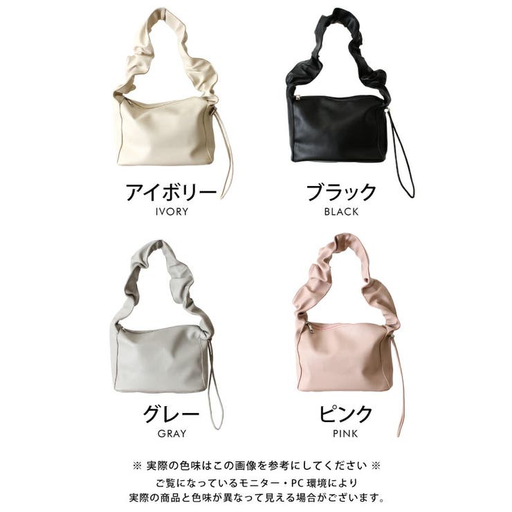 普段使いにぴったりなギャザーハンドルスクエアバッグ | aquagarage | 詳細画像3 