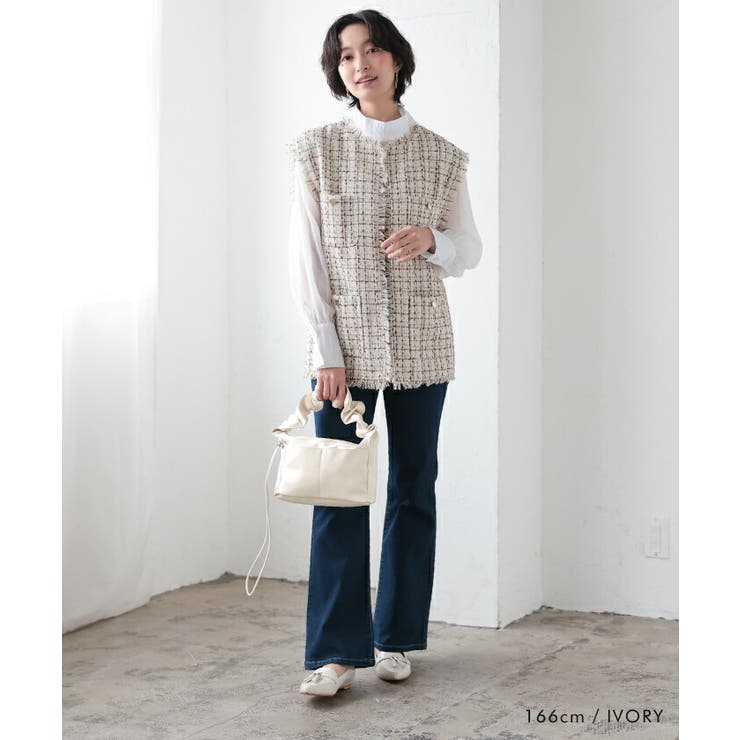 普段使いにぴったりなギャザーハンドルスクエアバッグ | aquagarage | 詳細画像10 