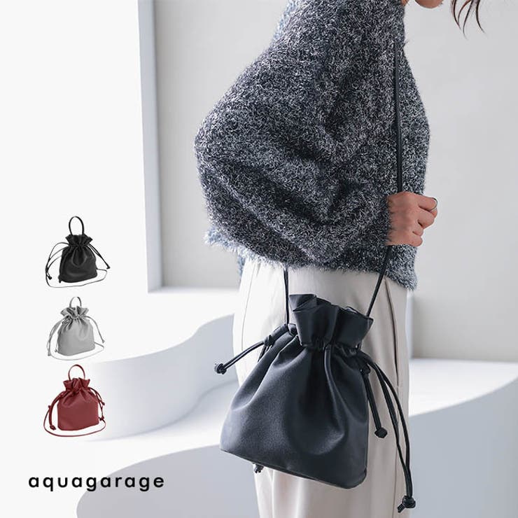 巾着2wayショルダーバッグ | aquagarage | 詳細画像1 