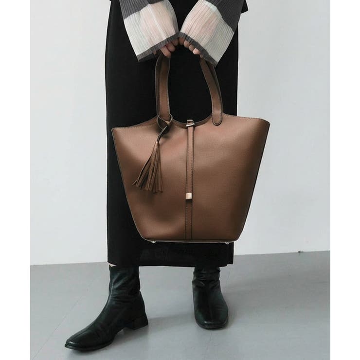 タッセル付きA4トートバッググ レディース | aquagarage | 詳細画像16 