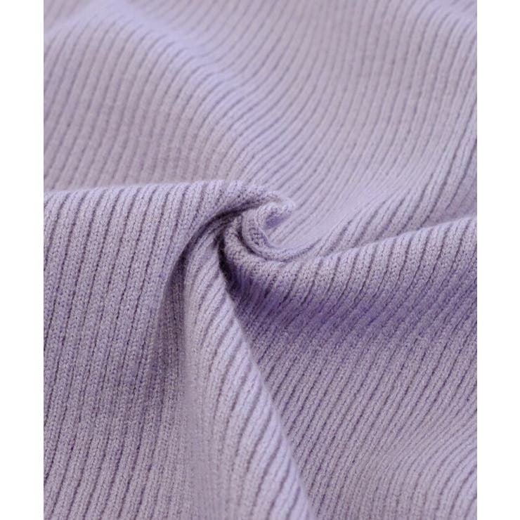 トレンドのスクエアネックが大人可愛い印象のスクエアネックリブニットトップス | aquagarage | 詳細画像5 