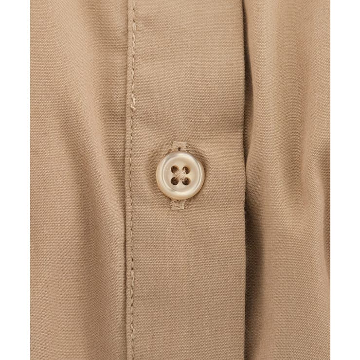 女性らしいシルエットを演出するウエストタック長袖ブラウス | aquagarage | 詳細画像9 