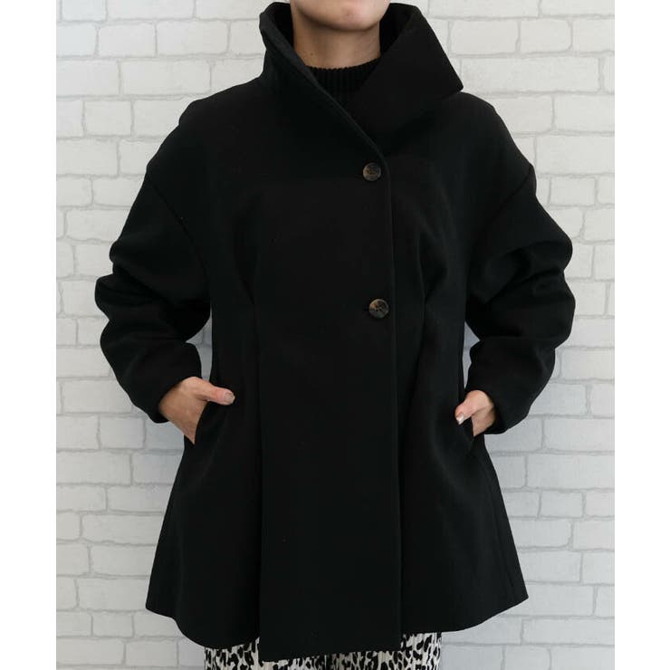 スタンドカラーコート ロングコート レディース | aquagarage | 詳細画像12 