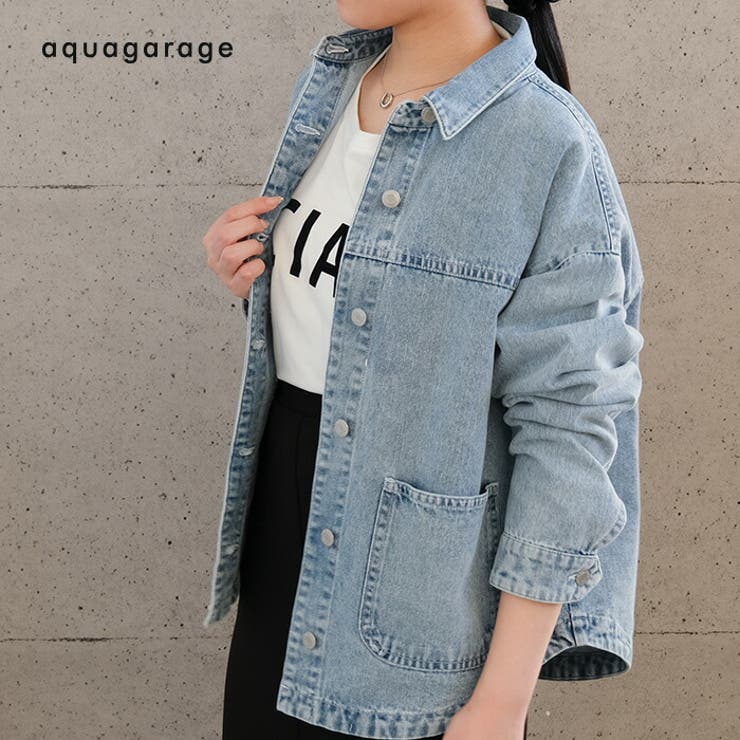 デニムシャツジャケット レディース 春 秋 冬 | aquagarage | 詳細画像1 