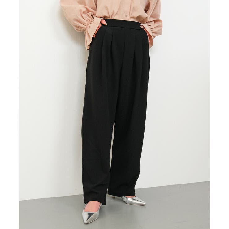 タックジョーゼットパンツ 春 夏 秋 M | aquagarage | 詳細画像11 