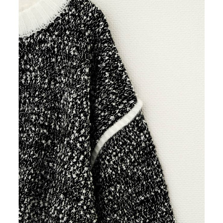 配色MIXニットトップス 秋 冬 M  レディース | aquagarage | 詳細画像6 