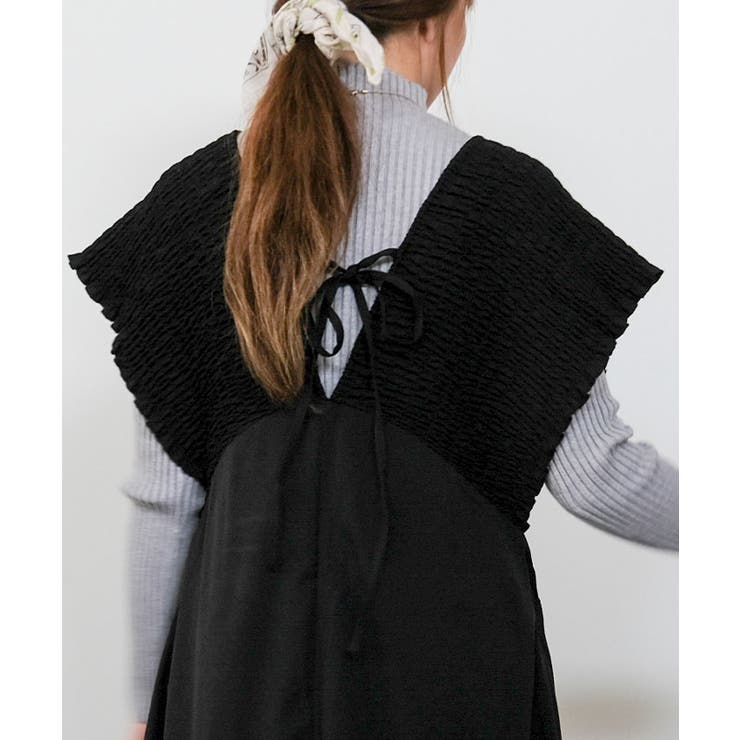 シャーリングロングワンピース 春 夏 秋 | aquagarage | 詳細画像12 