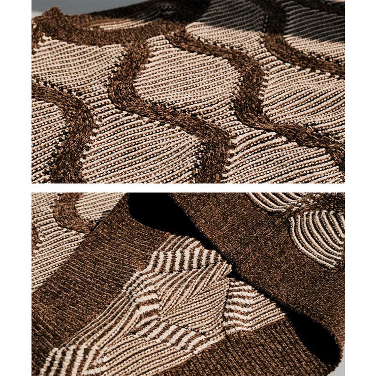 ジャガードショートニットトップス レディース | aquagarage | 詳細画像17 