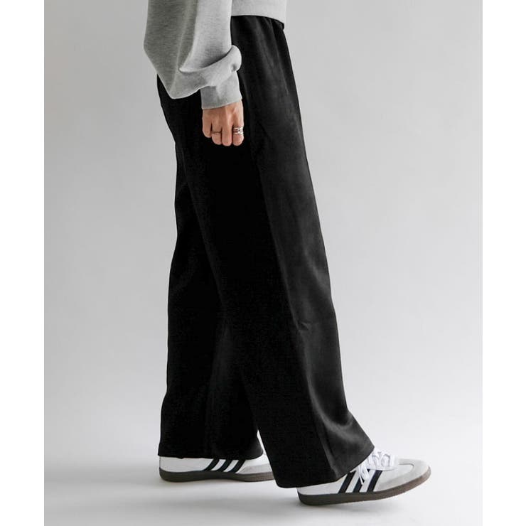 カットスエードイージーパパカットスエードイージーパンツ レディース 春 | aquagarage | 詳細画像10 