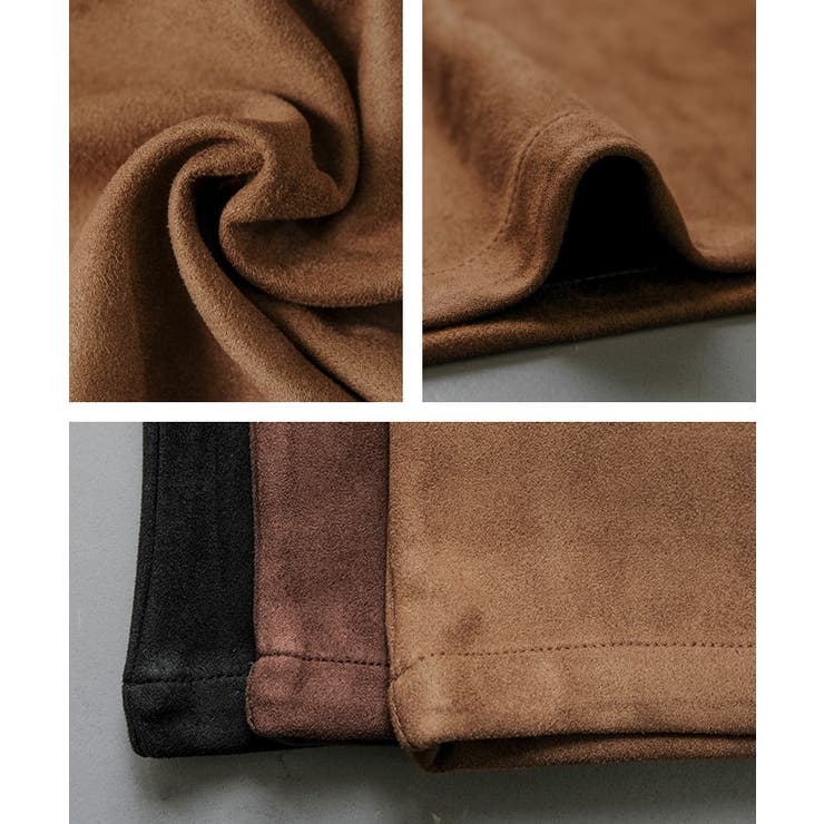 カットスエードイージーパパカットスエードイージーパンツ レディース 春 | aquagarage | 詳細画像14 