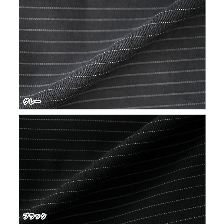 ピンストライプ柄がコーディネートのアクセントになるトレンド感たっぷりのシャツブラ… | aquagarage | 詳細画像19 