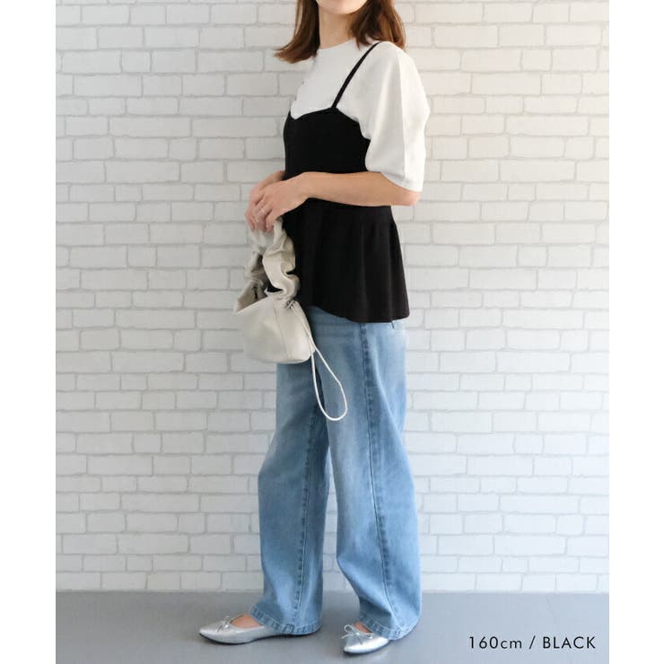 ペプラムニットビスチェ トップス レディース | aquagarage | 詳細画像10 