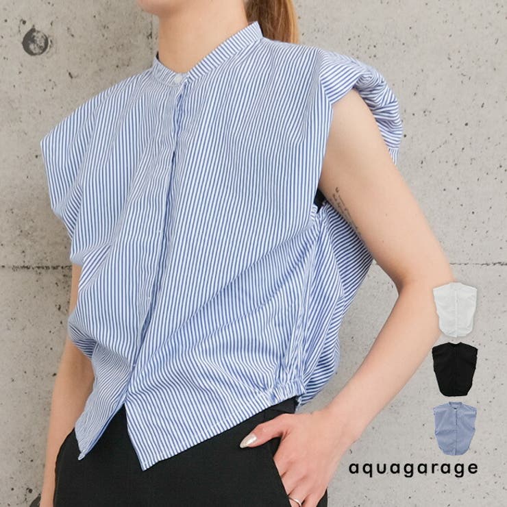 袖バルーンブラウス 春 夏 秋 | aquagarage | 詳細画像1 