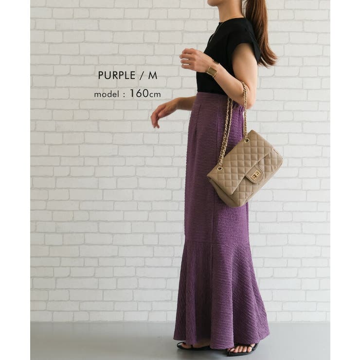 動くたびにひらひら揺れる揺れ感が魅力!切替マーメイドスカート | aquagarage | 詳細画像13 