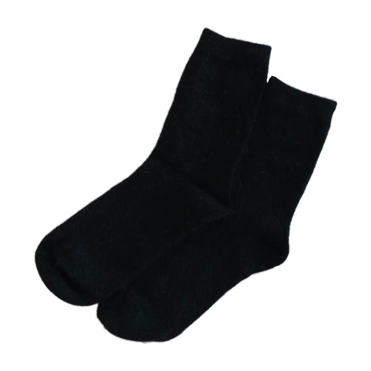 ブラック | アンゴラモヘヤソックス レディース | aquagarage