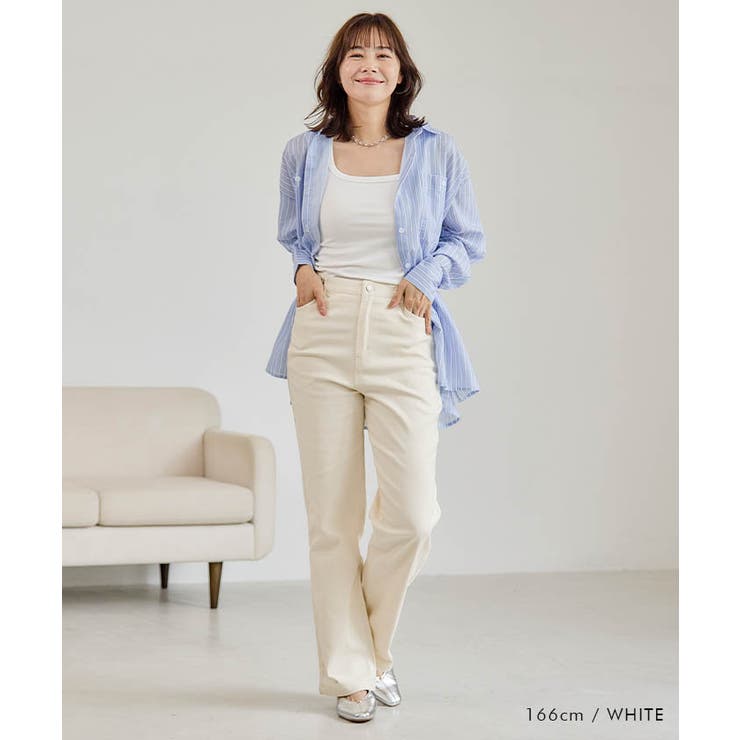 スクエアカットリブニットタンクトップ 春 夏 秋 | aquagarage | 詳細画像10 