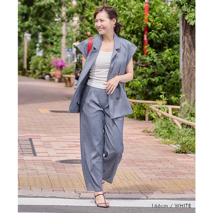 スクエアカットリブニットタンクトップ 春 夏 秋 | aquagarage | 詳細画像11 