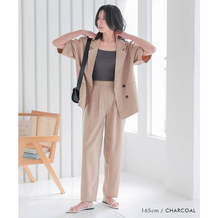 スクエアカットリブニットタンクトップ 春 夏 秋 | aquagarage | 詳細画像22 